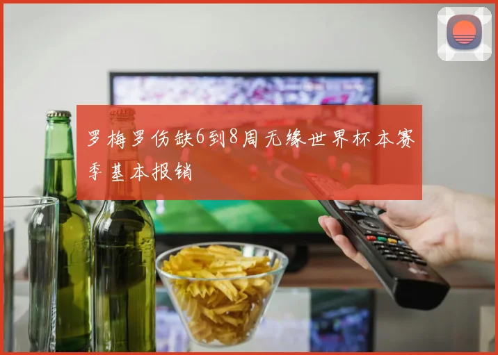 罗梅罗伤缺6到8周无缘世界杯本赛季基本报销